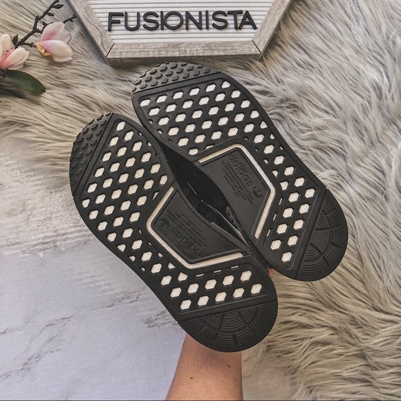 NWT 🍭 Rare Adidas NMD R1 Black Special Edition - Picture 9 of 10